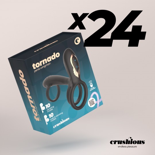 24ER-PACK TORNADO PENIS-RÜSTUNG MIT ROTATION CRUSHIOUS