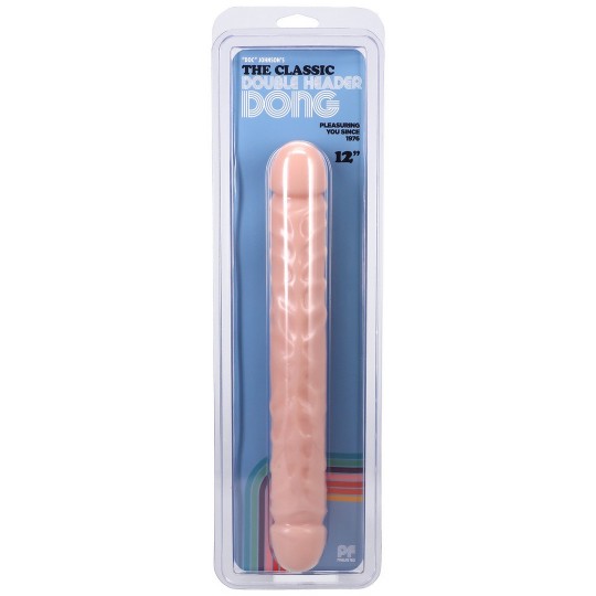 DILDO DOBLE JR. VEINED DOUBLE HEADER 12 /30 CM DOC JOHNSON