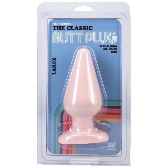 PLUG ANAL DOC JOHNSON CLASSIC BUTT PLUG FLESH LARGE
