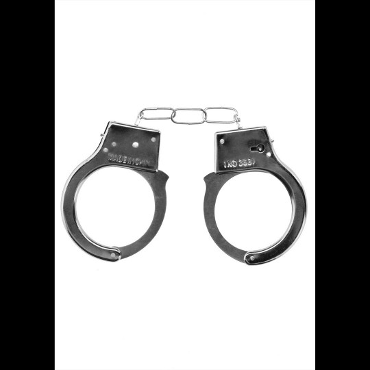 METAL BEGINNER'S HANDCUFFS SILVER