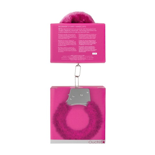 ESPOSAS CON PELUCHE BEGINNER'S FURRY HANDCUFFS ROSA