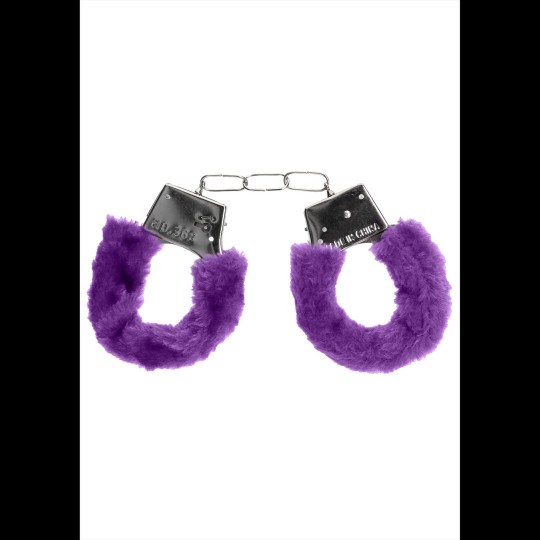 BEGINNER'S FURRY HANDCUFFS PURPLE