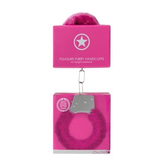 ESPOSAS CON PELUCHE PLEASURE FURRY HANDCUFFS ROSA