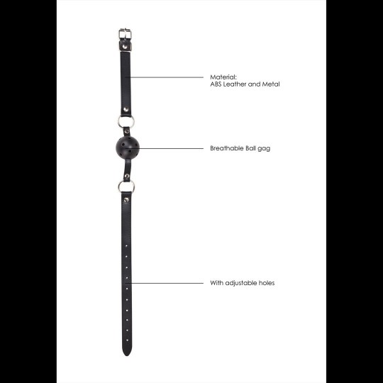 OUCH! BALL GAG BLACK