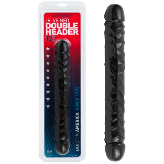  JR. VEINED DOUBLE HEADER 12&#039; BLACK