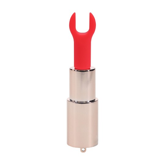 ANGEL - LIPSTICK VIBRATOR WITH 4 ATTACHMENTS - PINK