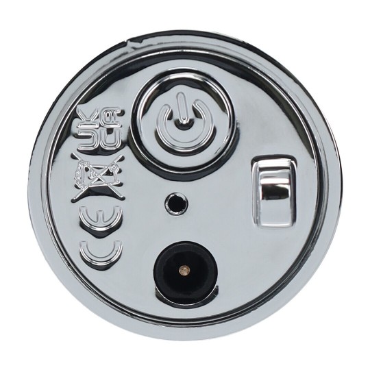 TIFFANY - LIPSTICK VIBRATOR WITH 4 ATTACHMENTS - BLUE