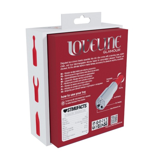 CANDY - LIPSTICK VIBRATOR WITH 4 ATTACHMENTS - GREEN