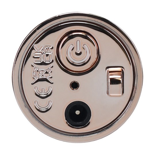 LOVELINE DIAMOND LIPSTICK VIBRATOR WITH 4 ATTACHMENTS IRIDESCENT