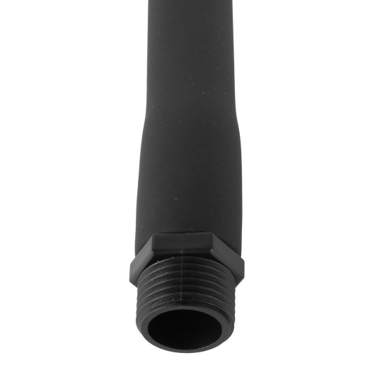ANAL DOUCHE SILICONE NOZZLE - 45 CM - BLACK