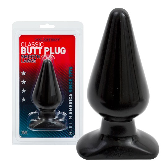 PLUG ANALE DOC JOHNSON CLASSICO BUTT PLUG NERO GRANDE