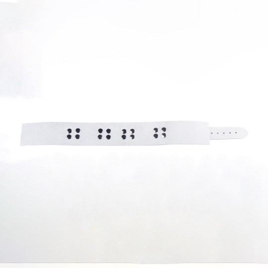 ULTRA LEATHER NECKLACE - WHITE