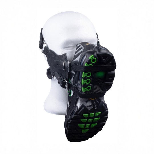 SNIFF MY SNEAKER - LEATHER MASK - BLACK