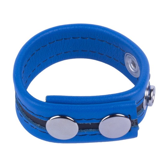 TIPPY - LEATHER COCKRING - BLUE