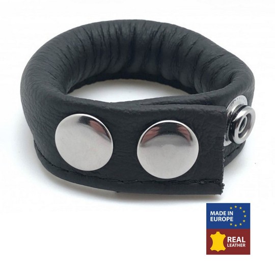 ADJUSTABLE LEATHER BALLSTRETCHER 70 GR - BLACK