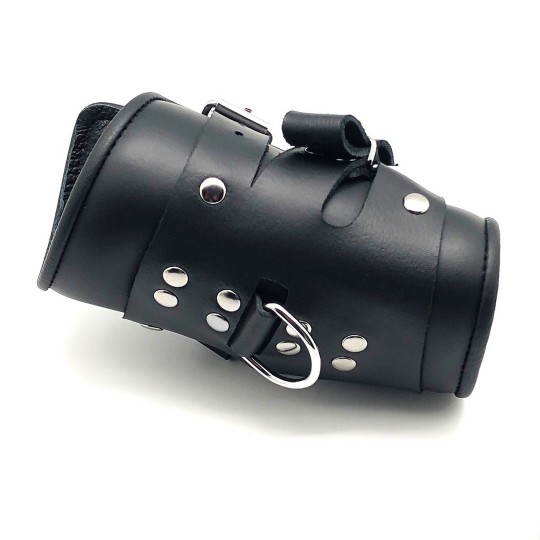 DELUXE LEATHER SUSPENSION CUFF - BLACK