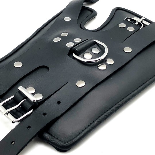 DELUXE LEATHER SUSPENSION CUFF - BLACK