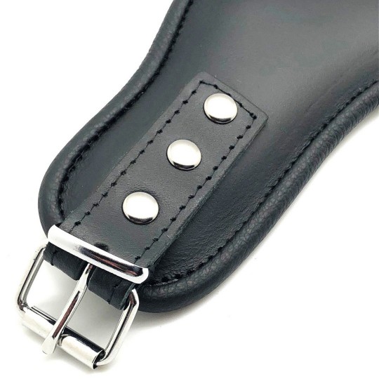LEATHER COLLAR - BLACK