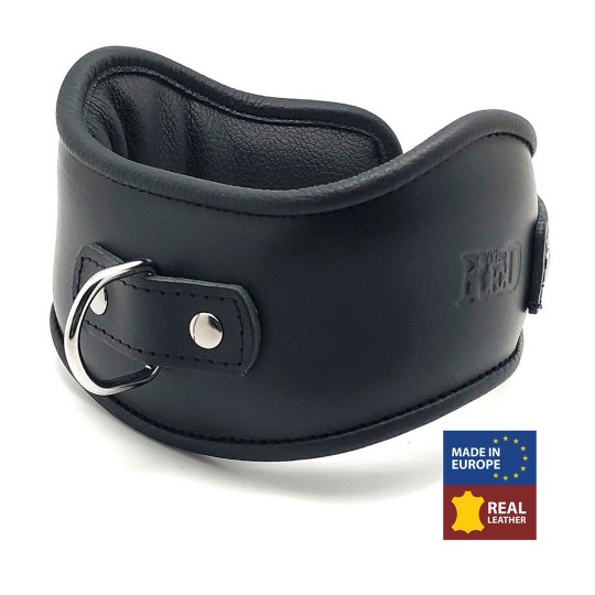 LEATHER COLLAR - BLACK