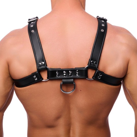 PREMIUM LEATHER HARNESS - BLACK
