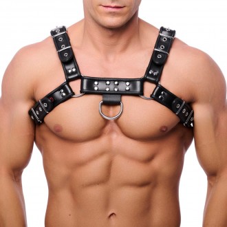 PREMIUM LEATHER HARNESS - BLACK