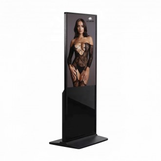 INDOOR FLOOR-STANDING TOUCHSCREEN KIOSK 43 - BLACK