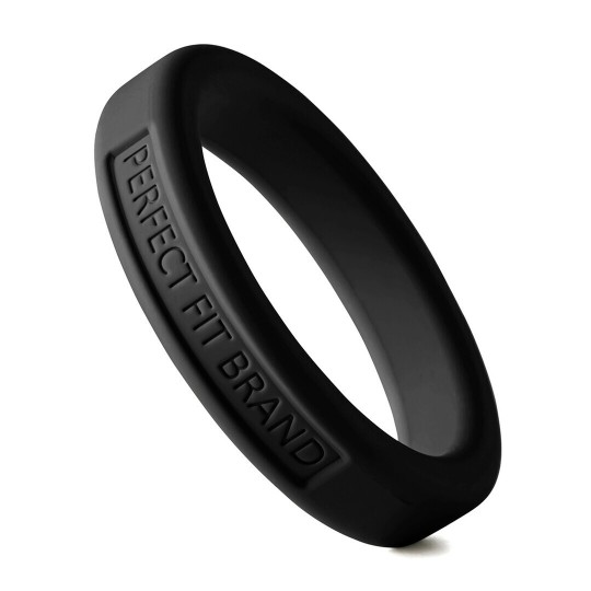 SILICONE HEFTY RING CLASSIC - COCKRING - 1.75 / 4,4 CM - BLACK