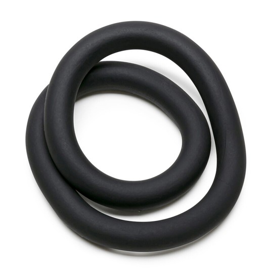 SILICONE HEFTY WRAP RING - COCKRING - 12 / 30,5 CM - BLACK