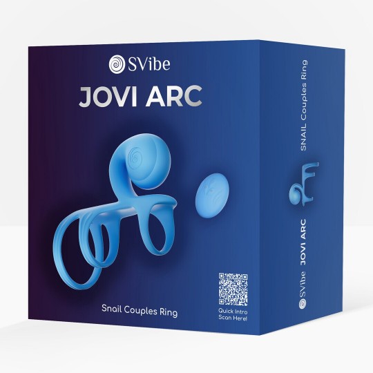JOVI ARC - SNAIL COUPLES RING - BLUE HAZE