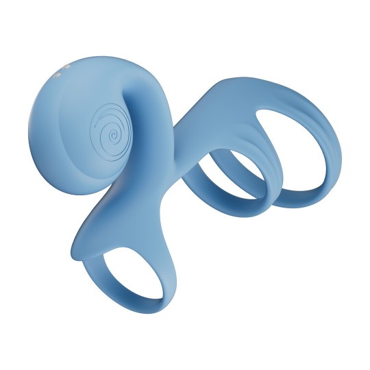 JOVI ARC - SNAIL COUPLES RING - BLUE HAZE