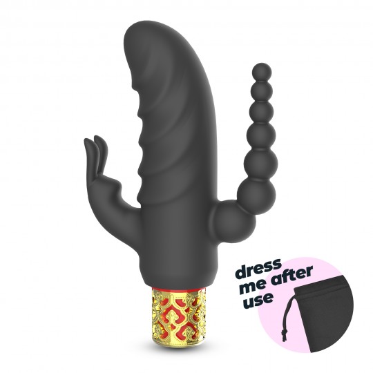 ROMANOV VIBRATORE CLASSICO CON GUAINA IN SILICONE RIMOVIBILE CRUSHIOUS