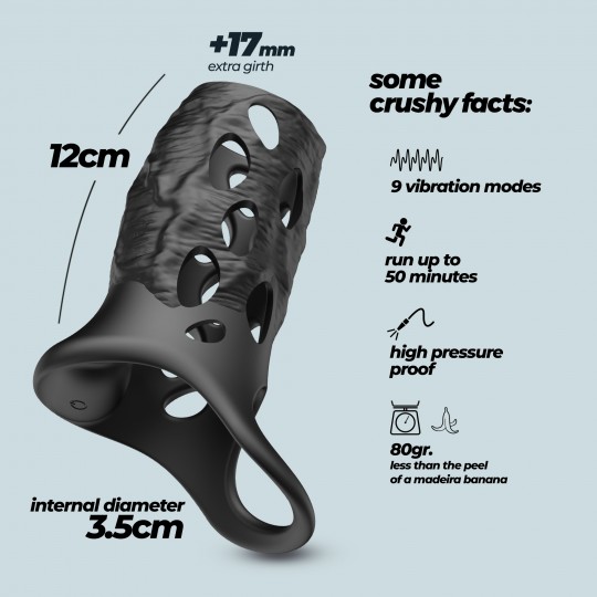 BATIATUS ANELLO ARMATURA PER IL PENE CRUSHIOUS