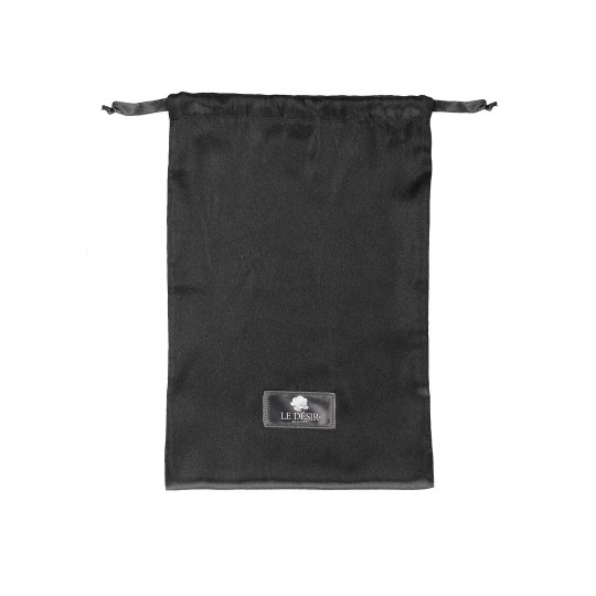 LE DESIR SATIN BAG - BLACK