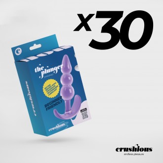 PACK OF 30 CRUSHIOUS THE PLUNGER ANAL PLUG