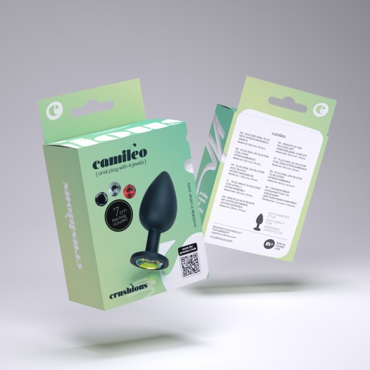 PACK DE 24 CAMILEO PLUG ANAL PEQUENO COM 4 JOIAS INTERCAMBIÁVEIS CRUSHIOUS