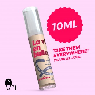 GELÉE LUBRIFIANTE STEAL MY KISSES AU ARÔME DE FRAISE ET CHAMPAGNE CRUSHIOUS 10ML