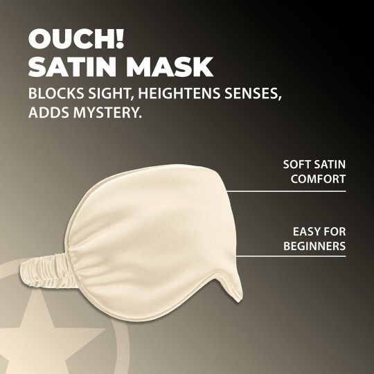 MASQUE DE NUIT EN CETIM GOLD OUCH!