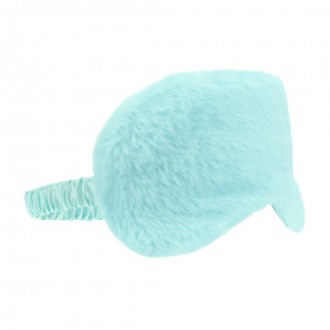 FLUFFY MASK - POWDER BLUE