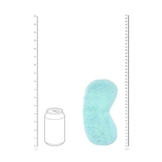FLUFFY MASK - POWDER BLUE