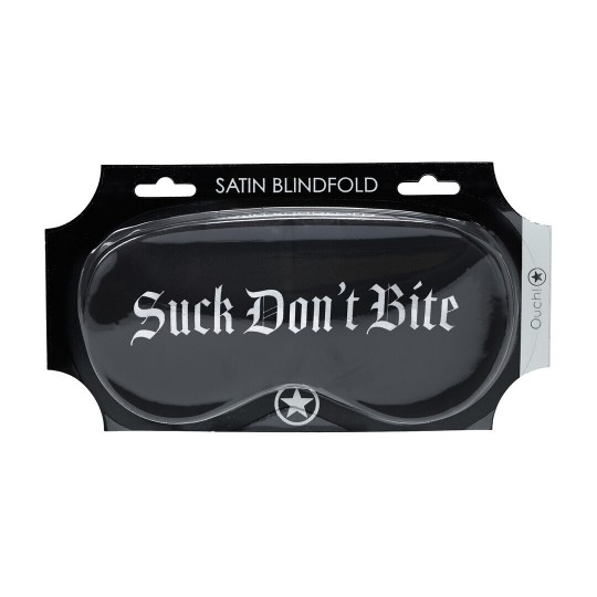 BENDA SUCK DON'T BITE PRINTED SATIN NERA OUCH!