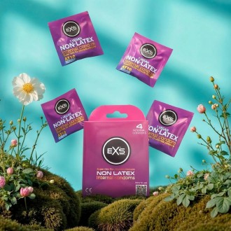 EXS NON-LATEX INTERNAL CONDOMS - 4 PIECES