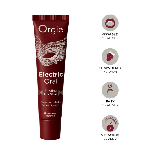 ROSSETTO CON EFFETTO FORMICA ELECTRIC ORAL TINGLING LIP GLOSS 10 ML ORGIE