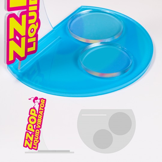AUSSTELLER FÜR DEN FLÜSSIGKEITSVIBRATOR ZZ POP CRUSHIOUS