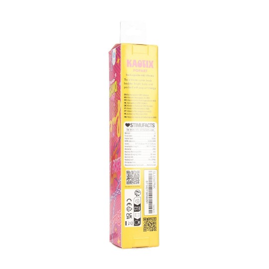 KAOTIX - POP ART - RECHARGEABLE VIBRATOR - PINK