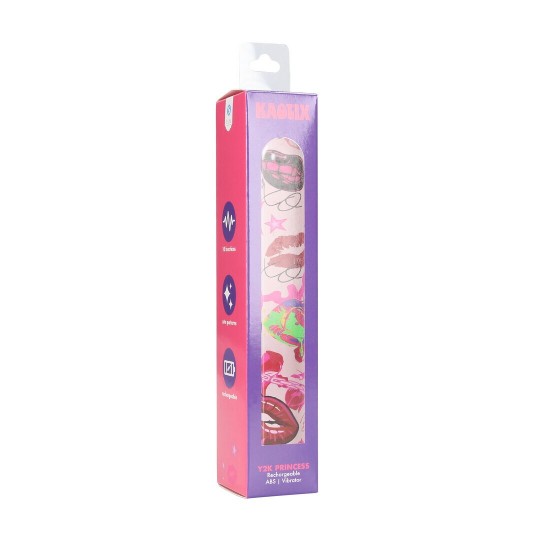 KAOTIX - Y2K PRINCESS - RECHARGEABLE VIBRATOR - POWDER PINK