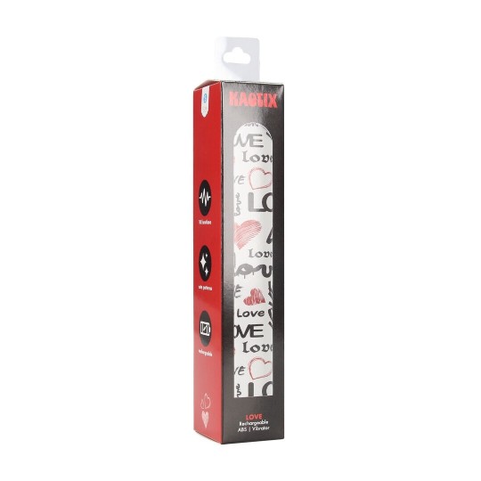 KAOTIX - LOVE - RECHARGEABLE VIBRATOR - WHITE