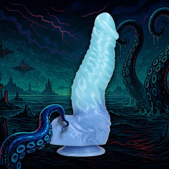 DEEP SEA HYDRA - SILICONE DILDO - BLUE
