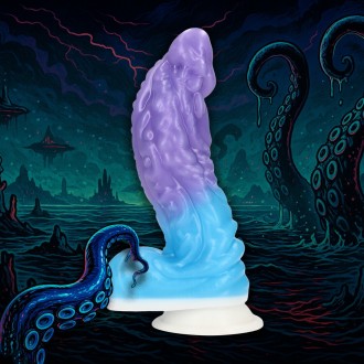 GALACTIC HYDRA - SILICONE DILDO - PURPLE/BLUE