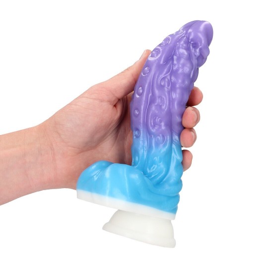 GALACTIC HYDRA - SILICONE DILDO - PURPLE/BLUE