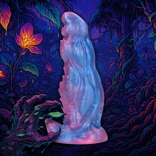 GALACTIC NIGHT FIEND - SILICONE DILDO - PURPLE